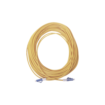 Jumper de Fibra Óptica Monomodo LC/UPC-LC/UPC Simplex de 50 Metros (164.04 Pies), 2mm