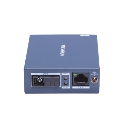 Convertidor de medios UTP/FIBRA ÓPTICA (RX) / 1000 Mbps / Monomodo / Hasta 3 KM / CONECTOR SC 