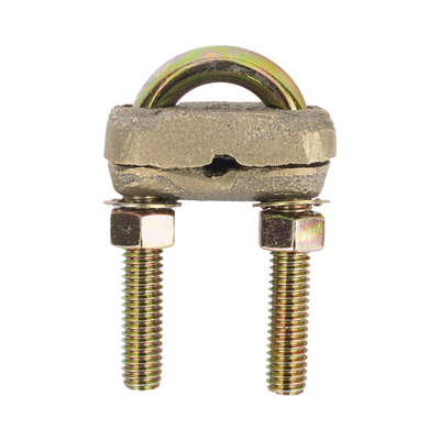 Conector Tipo Perro Varilla 5/8" / Cable 4-2/0 AWG / Bronce 100% / Tubería Agua 3/8" / Sin Soldadura