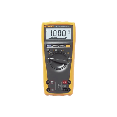 Multímetro Digital de Verdadero Valor Eficaz Serie 170 / 6000 Counts / CAT III 1000V CAT IV 600V / Precisión 0.09% CC / Gráfico de Barras Analógico / Medición Temperatura (Modelo 179) / Garantía de Por Vida