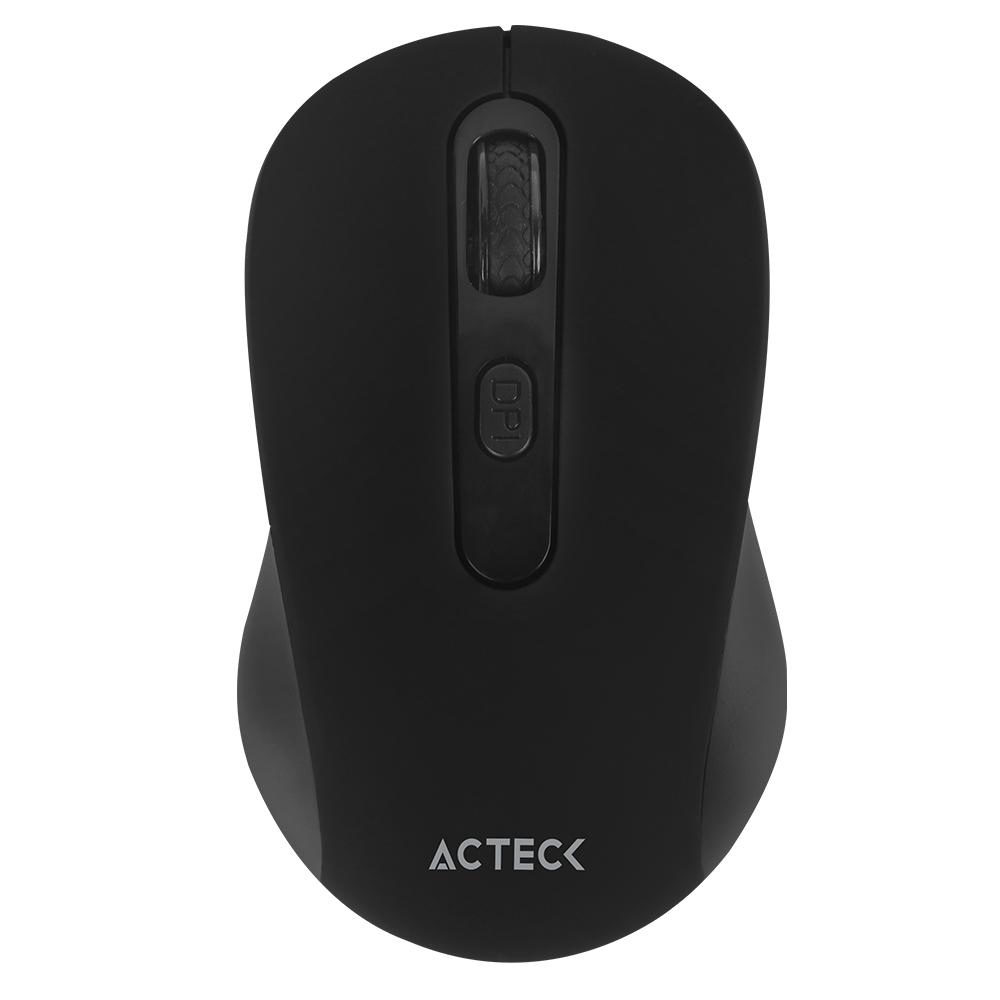 MOUSE ACTECK OPTIMIZE JOY MI215 INALAMBRICO + 1600 DPI NEGRO (AC-933445)