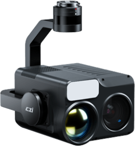 Cámara Dual Light C50N con IA, Visión Nocturna, Sensor Térmico 1K, Telémetro Láser 2 km, Zoom Óptico 25x, Puntero Láser Verde, Luz Auxiliar NIR, Compatible DJI M350/M400