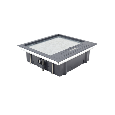 Caja de Piso para Cuatro Módulos Universales (Socket M4), para Alimentación Eléctrica y Redes de Datos (11000-43401) No Incluye Faceplates - Imagen 6