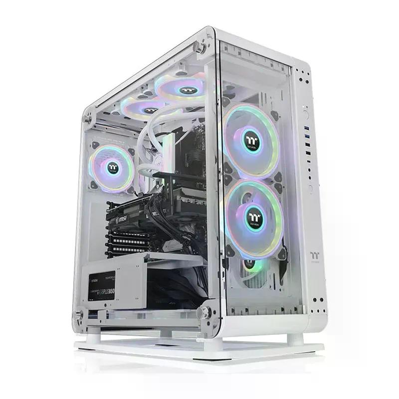 GABINETE THERMALTAKE CORE P6 MIDI TOWER ATX MICRO ATX MINI ITX USB 2.0 3.0 SIN FUENTE SIN VENTILADORES INSTALADOS BLANCO