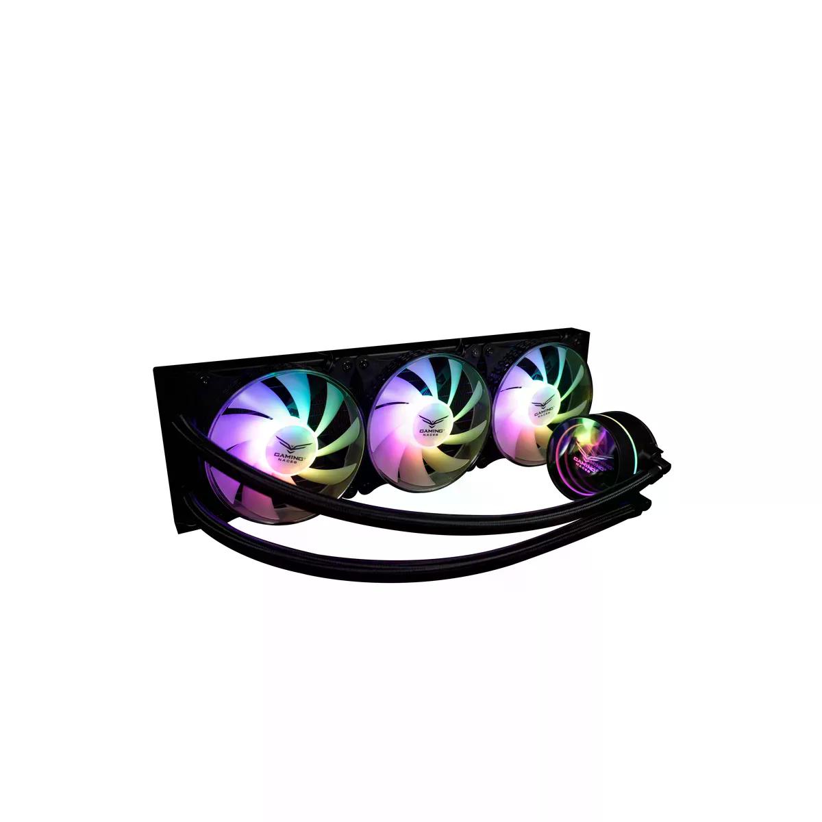 ENFRIAMIENTO LIQUIDO NACEB GAMING EVEREST 360 3X 120MM 360MM/1800RPM NEGRO