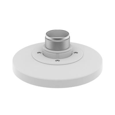 Adaptador tipo Plato necesario para montar en Pared o Techo Cámaras Hanwha serie X y P.