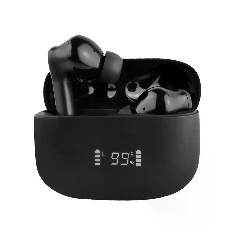 AUDIFONOS PERFECT CHOICE INTRAURICULARES CON MICROFONO INTUNE INALAMBRICO BLUETOOTH USB C NEGRO