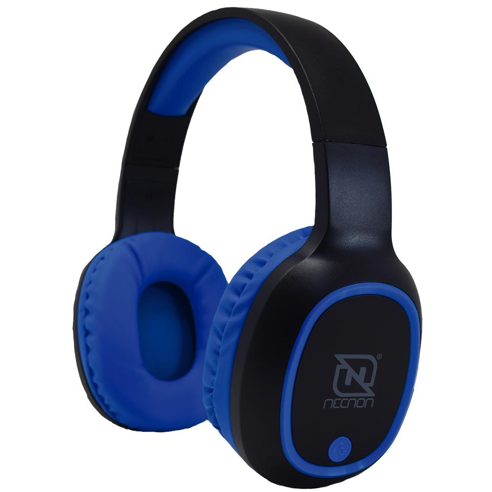 DIADEMA NECNON NBH04 PRO 3.5MM BLUETOOTH INALAMBRICO AZUL NEGRO NBAB042300