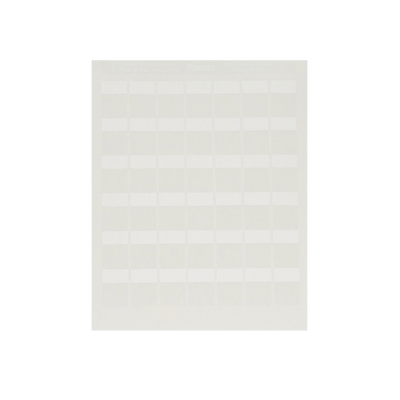 Paquete de Hojas con 2500 Etiquetas de Identificación Auto-Laminadas para Impresora Láser/Inyección de Tinta, para Cables de 4.1 a 8.1 mm de Diámetro (10 - 6 AWG), Color Blanco