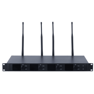 Receptor Micrófono Inalámbrico Digital UHF | Transmisión Digital U-Band pi/4-DQPSK | Distancia 80 mts | Encriptación de Audio | 2197 Ecualizaciones | 15625 Efectos de Reverberación | Pantalla LCD