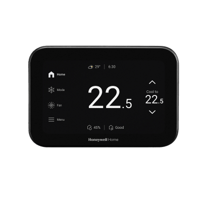 Termostato Inteligente ElitePRO / S1200 Smart Thermostat / Negro / Pantalla 5" / 4H-2C Bomba Calor / 3H-3C Convencional / Control IAQ / Video Doorbell / Redlink+WiFi+Bluetooth+Matter
