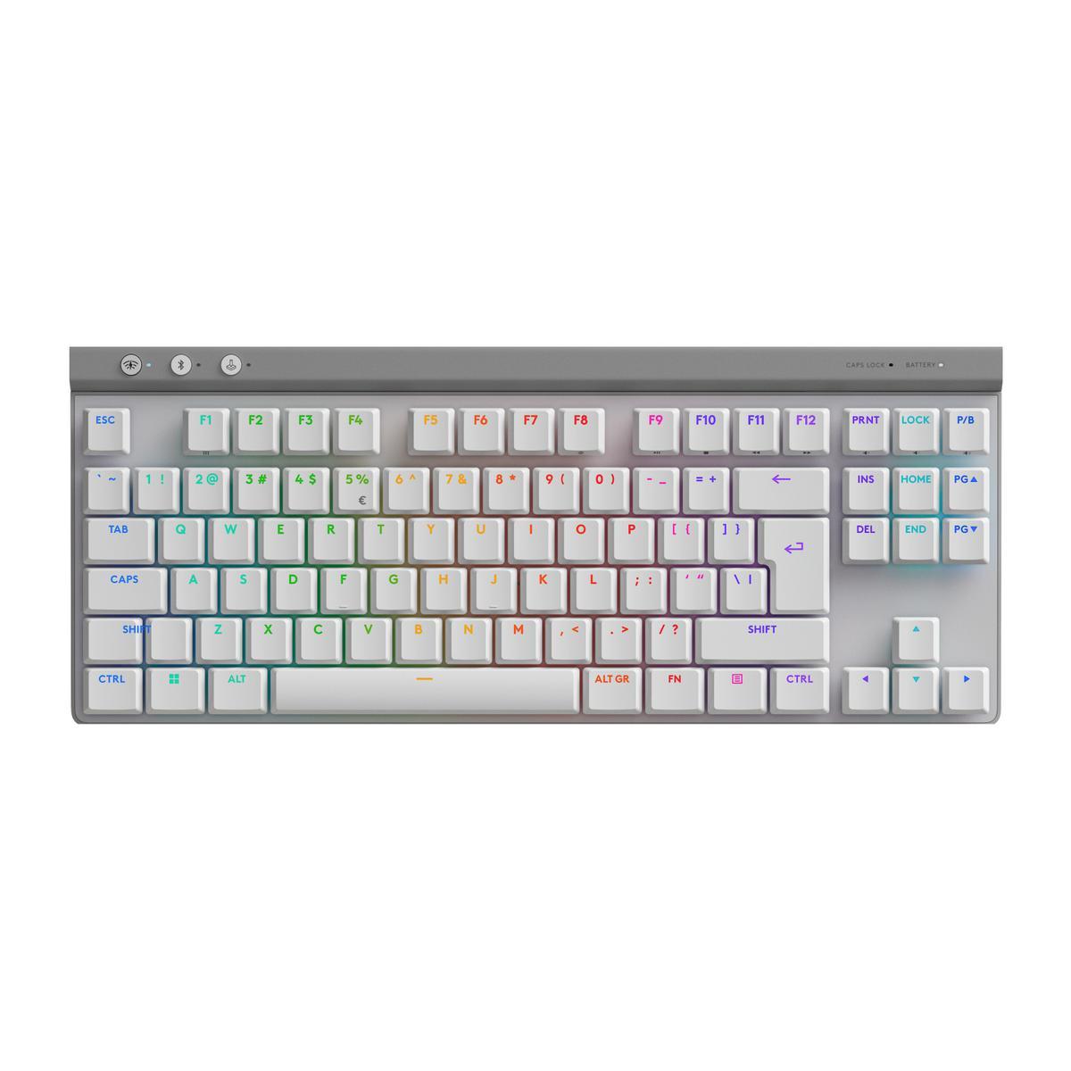 TECLADO LOGITECH G515 TKL USB TACTILE RGB WHITE (920-012869)