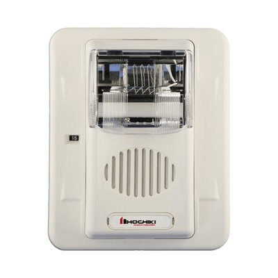 Sirena Estrobo, 24 Vcd, Multi-Candela 15 hasta 110 cd, Montaje En Pared, Color Blanco, Serie HEC3 (0500-06030)