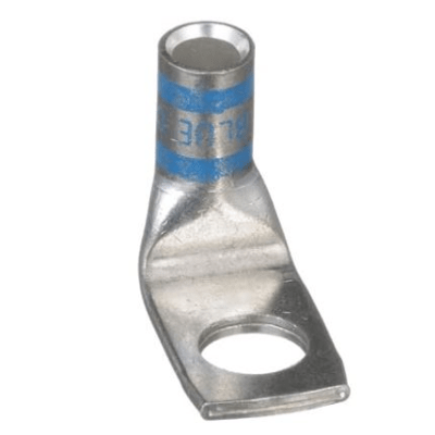 Zapata de compresión LCAX6-38F-L a 90° grados para cal. 6 Awg, Barreno para tornillo prisionero de 3/8, 1 Pz