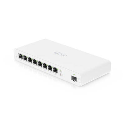 UISP Router Gigabit PoE Pasivo con 8 Puertos para Implementaciones MicroPoP y Redes Seguras