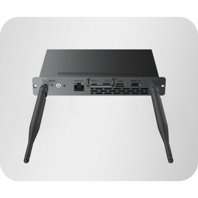 Módulo de Cómputo MCore-OPS-T para MeetingBoard 65”, 75” y 86” con Windows 11 IoT optimizado para Teams Rooms