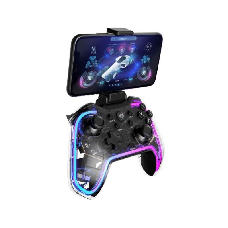 GAMEPAD BALAM RUSH KONTROL GLOW G595 INALAMBRICO BT 5.0 RGB TRANSPA (BR-936910)