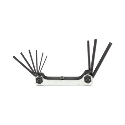 Juego de 9 Llaves Allen 0.050", 1/16", 5/64", 3/32", 7/64", 1/8", 9/64", 5/32" y 3/16"