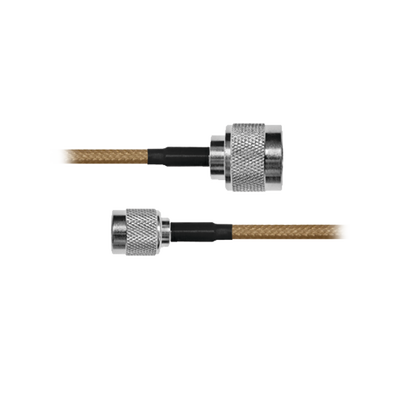 Cable RG142, con conductores N Macho / TNC Macho de 30 cm.
