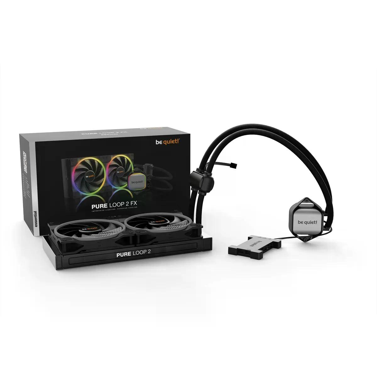 ENFRIAMIENTO LIQUIDO BE QUIET PURE LOOP 2 FX PARA 2X 140MM280MM HASTA 2200RPM NEGRO