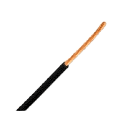 Bobina de 304.8 Metros (1,000 Pies) de Cable Automotriz / Calibre 18 Color Negro / Cobre Desnudo Trenzado 16/30 / Aislamiento XLPE / Voltaje 50V / Rango Temperatura 51∞C-125∞C / Cumple Especificaciones Ford y Chrysler