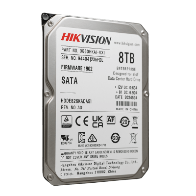 Disco Duro Empresarial / 8 TB / 7200 RPM / Interfaz SATA 6 Gb/s / Búfer de 512 MB / Diseñado para Operación 24/7 / Transferencia de 550 TB por Año