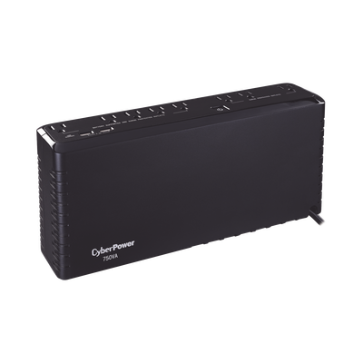 UPS de 750 VA/375 W, Topología Standby, Entrada 120 Vca NEMA 5-15P, de Escritorio, Con 8 Tomas NEMA 5-15R