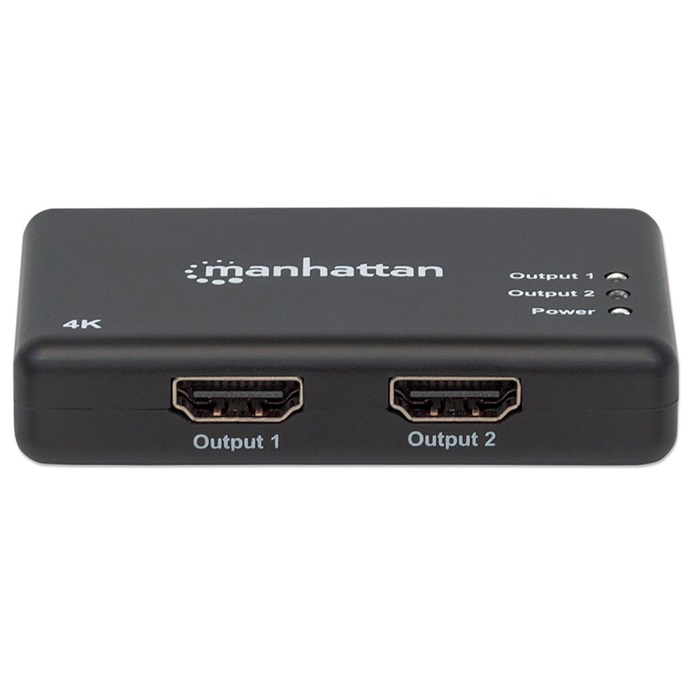 VIDEO SPLITTER MANHATTAN HDMI UHDTV 4K 30 HZ, 1 IN: 2 OUT 207669