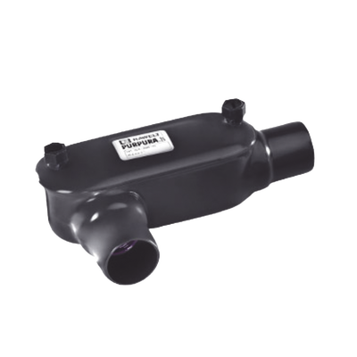 Caja Ovalada tipo LR con Recubrimiento Exterior de PVC de 2 1/2" (63.5 mm).