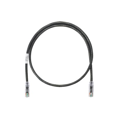 Cable de Parcheo UTP Categoría 6, con Plug Modular en Cada Extremo - 2 Metros (6.56 Pies) - Negro