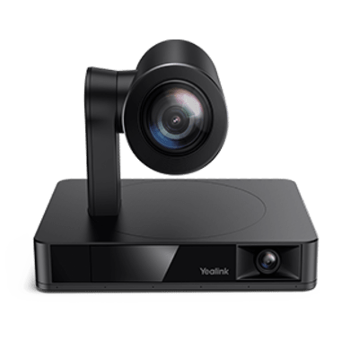 Cámara Yealink UVC86 4K Inteligente con Seguimiento Automático por Voz para Salas de Gran Tamaño