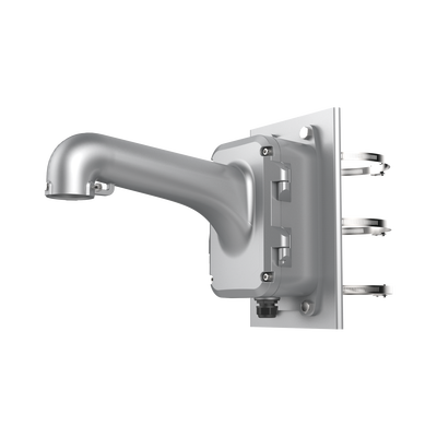 Montaje de Pared con Caja de Conexión y Montaje en Poste para Domos PTZ 