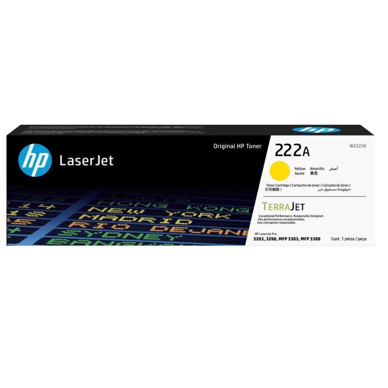 CARTUCHO DE TONER ORIGINAL HP LASER JET 222A AMARILLO