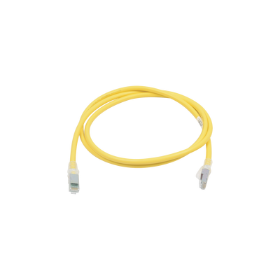 Patch Cord Z-MAX Cat6A UTP, CM, 1.52 Metros (5 Pies), Color Amarillo