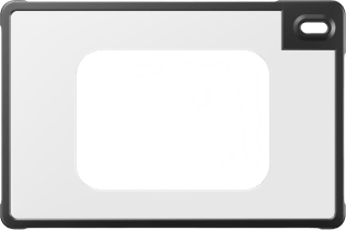 Funda Protectora con Scanner SUNMI CPad / Diseño Bicolor / Protección Reforzada 4 Esquinas / Compatibilidad Total Accesorios / Múltiples Orificios Cordón / Acceso Completo Funciones