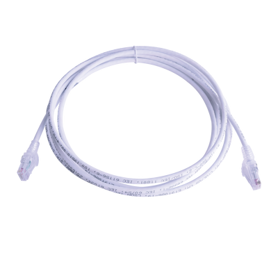 Patch Cord MC6 Modular Cat6 UTP, CM/LS0H, 4.57 Metros (15 Pies), Color Blanco