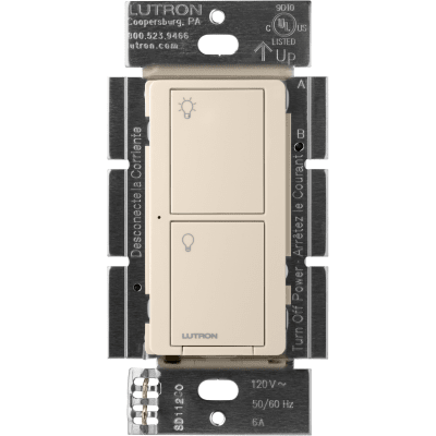 (Caseta Wireless) Interruptor Inteligente On/Off, requiere cable neutro. 6A, /120V