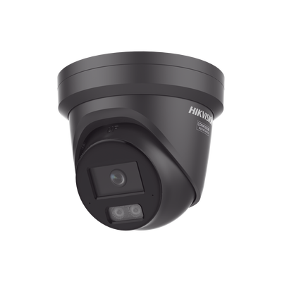 [Dual Light + ColorVu 3.0 + HikAI] Turret IP 4 Megapixel / Lente 2.8 mm / 30 mts IR + Luz Blanca / 2 Microfonos Integrados / Exterior IP67 / WDR 130 dB / ACUSENSE 3.0 / Metal / NEMA 4X / ACUSEARCH