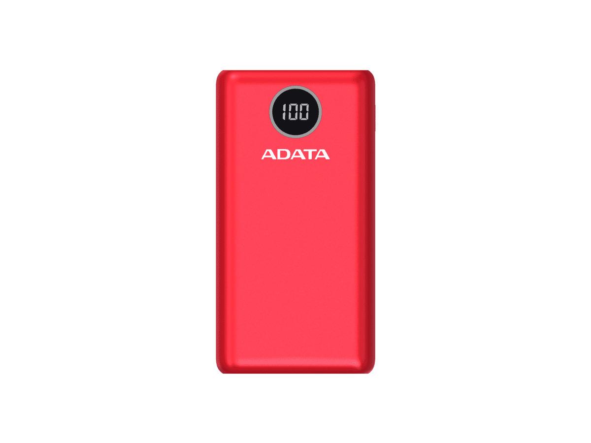 CARGADOR PORTATIL DIG ADATA P20000QCD TIPO C ROJO (AP20000QCD-DGT-CRD)