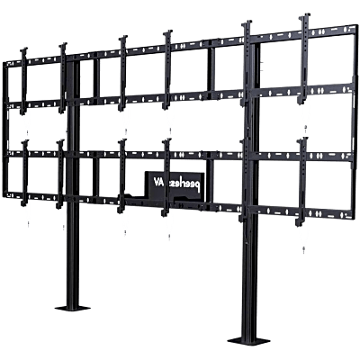 Soporte Modular para Video Wall Pedestal / Configuración 3x2 / Para Pantallas 46" a 55" / Hasta 5" de Profundidad (127 mm) / Ajuste Sin Herramientas / 8 Puntos de Alineación / Estructura de Aluminio / Compatibilidad VESA 200x2