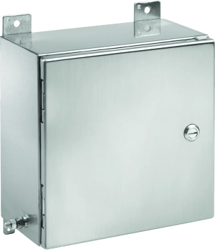 Gabinete ZonEx ATEX IECEx, Certificación EXE Design, Tipo 4X, Acero Inoxidable 316L, 914x610x203 mm, Cepillado #4, Cerrojos Acero Inoxidable, Junta Poliuretano -40°C a +70°C