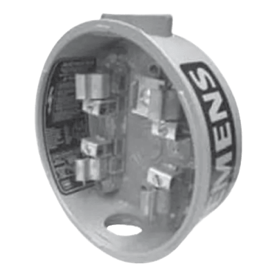 Base de medicion Siemens, 4 Mordazas, 100 Amp