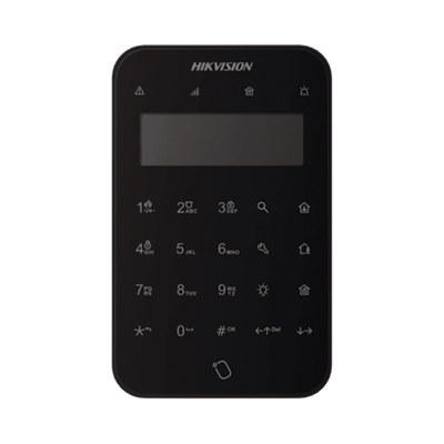 (AX PRO) Teclado Inalámbrico con Pantalla LCD para Armado y Desarmado / Color Negro / Funciones de Automatización para control de Relevadores