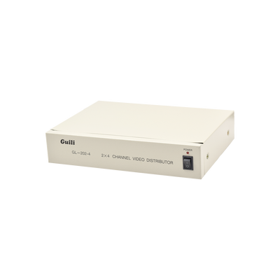 Distribuidor de Video Analogico  / 4 entradas / 8 salidas en BNC
