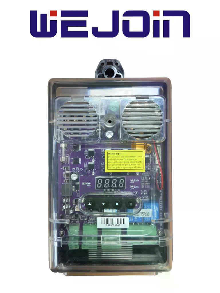 WEJOIN WJNSBGCPL - Panel de Control para Barreras Vehiculares sin Resortes modelos WJNSBG101H y WJNSBG201