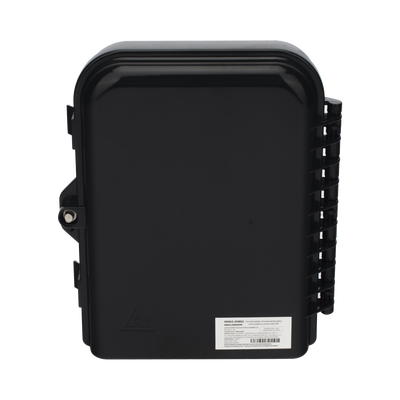 Cierre de Empalme para 24 fusiones de fibra óptica, Interior/Exterior, con 8 acopladores SC/APC y splitter 1x8 SC/APC Incluido, IP65, 3 Puertos para Fibra Troncal o Distribución