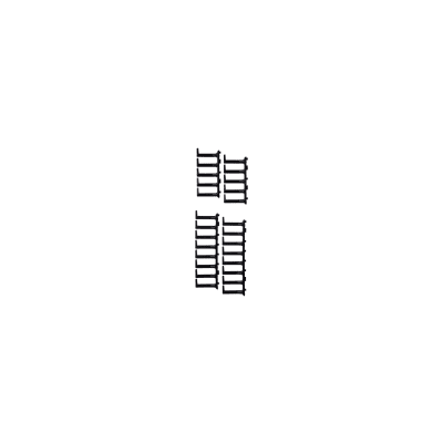 Kit de Dedos Para Administración de Cables en Gabinetes FlexFusion™ Light, de 42 UR,  Dedos de 100 mm de Longitud, Color Negro 