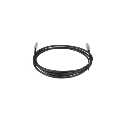 Cable de Parcheo UTP, Cat6A, 24 AWG, CM, Color Negro, 7.92 Metros (26 Pies)