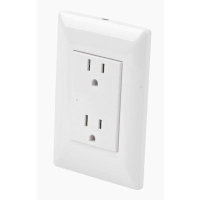 Contacto Inteligente de Pared Doble 220, 15A, con Supresor de Picos Tipo A.