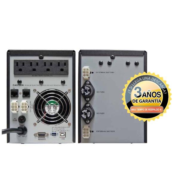 NO BREAK/UPSVICA 3000VA/1800W 4 TOMASNEMA 5-15R/ RJ11/45 (UPTEAM 3000)